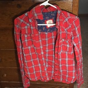Red plaid shirt